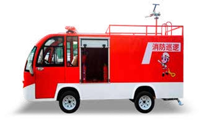 Small Electric Fire Truck 2